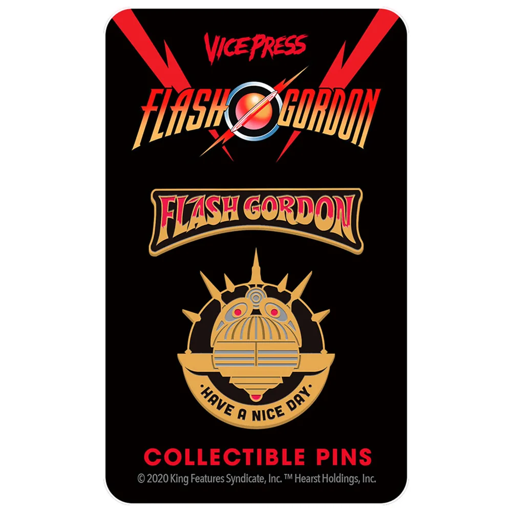 Flash Gordon Limited Edition Hard Enamel Pin Set 2 by Florey Image 1