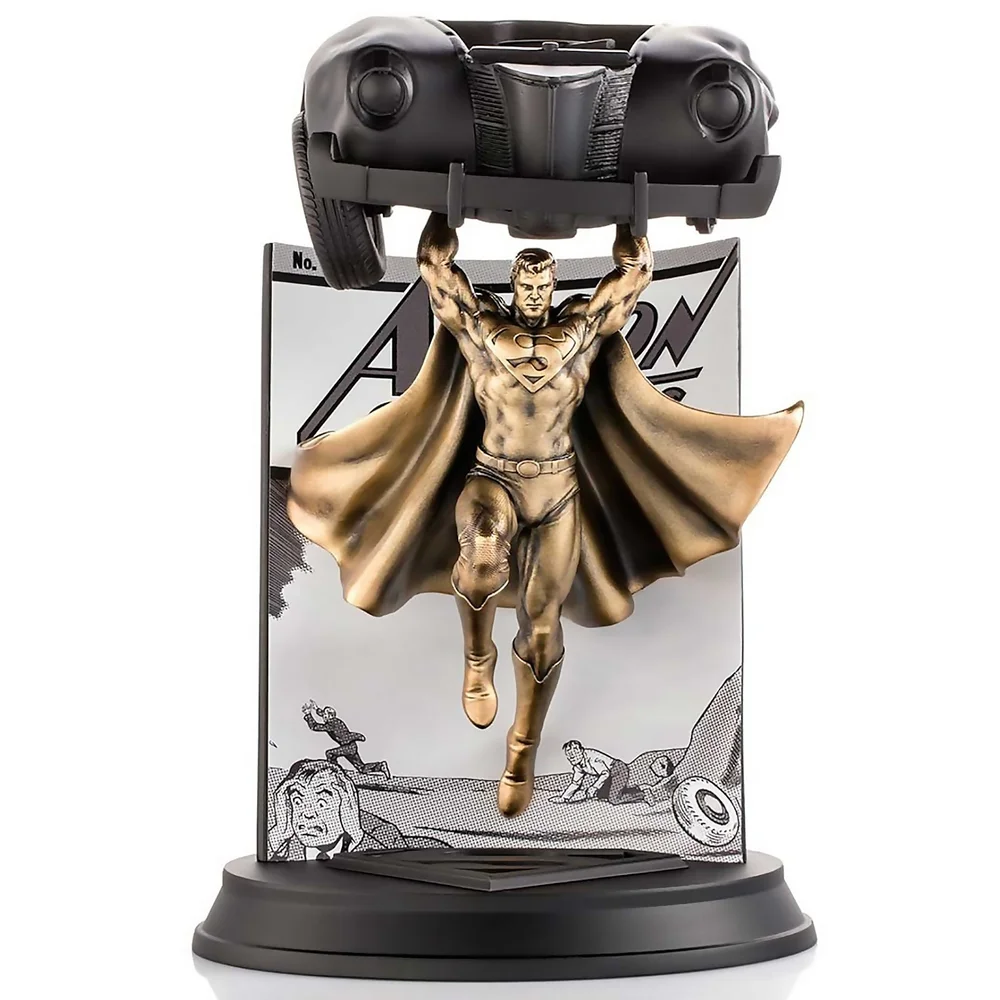 Royal Selangor DC Comics Action Comics #1 Limited Edition Gilt Superman Statue - 200 Pieces Worldwide Image 1