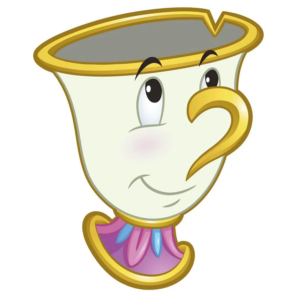 Disney Beauty and the Beast Chip Microfiber Beach Towel Image 1