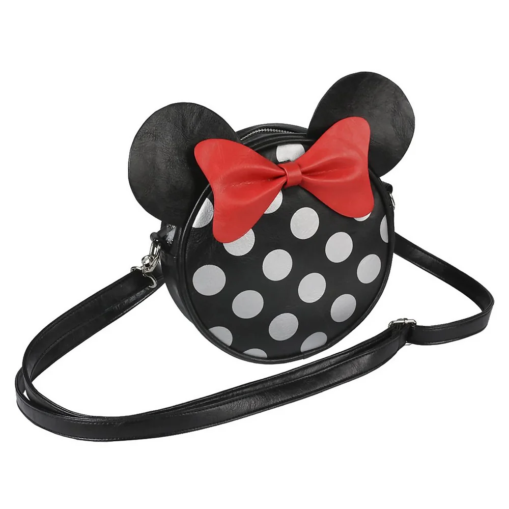 Disney Minnie Mouse with Ears Faux Leather Shoulder Bag Image 1