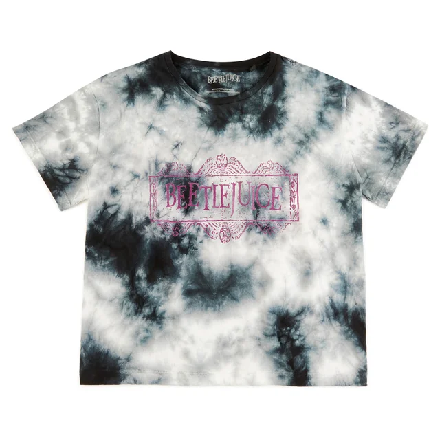 Beetlejuice The Afterlife Women's Cropped T-Shirt - Black