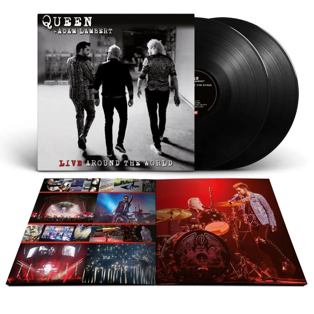 Queen & Adam Lambert - Live Around The World Vinyl 2LP Image 1