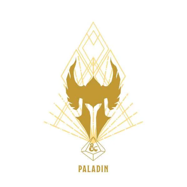 Dungeons & Dragons Paladin Men's T-Shirt - White