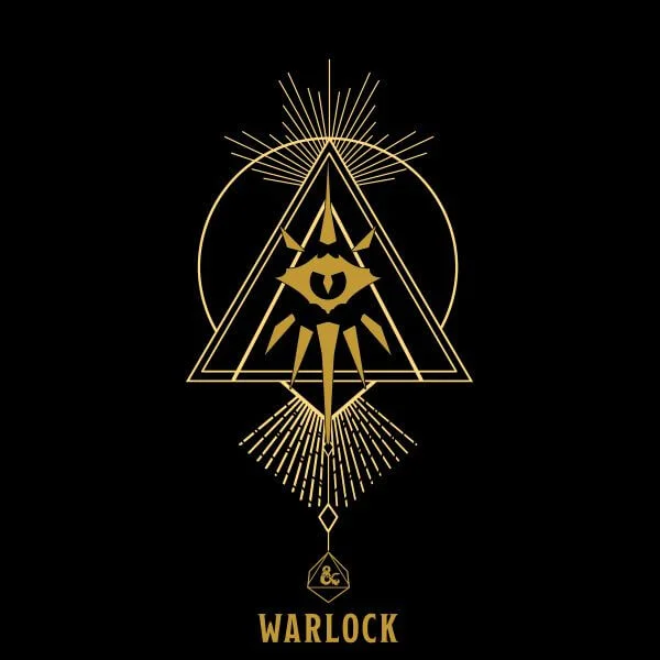 Dungeons & Dragons Warlock Women's T-Shirt - Black