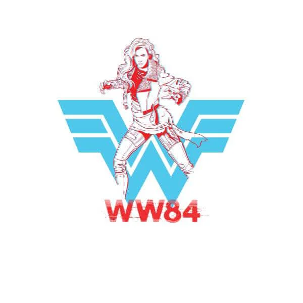 Wonder Woman Barbara Unisex Ringer T-shirt - White / Red