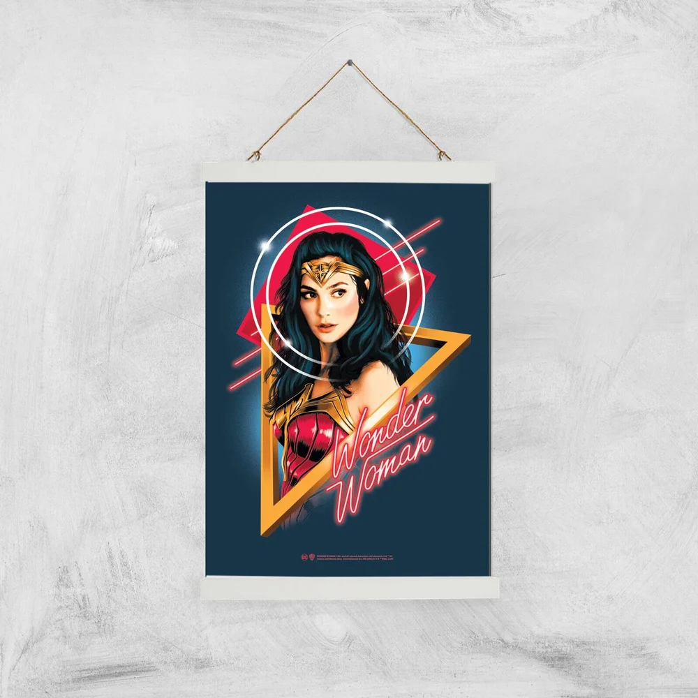 Wonder Woman Welcome To The 80s Giclee Art Print - A3 - White Hanger Image 1