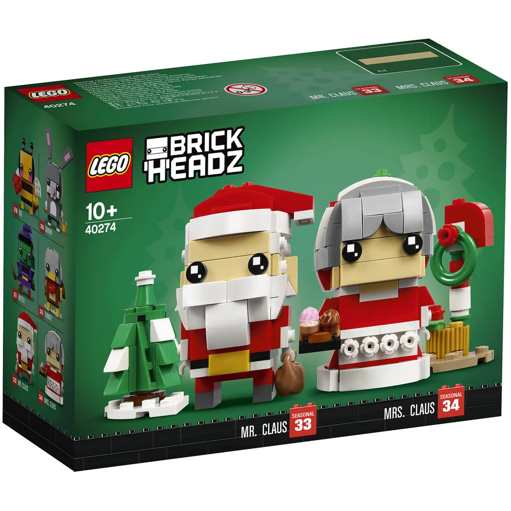 LEGO Brickheadz: Mr. & Mrs. Claus (40274) Image 1