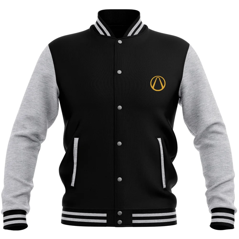Borderlands 3 Zavvi Exclusive Varsity Jacket - Black Grey - L - Black / Grey Image 1