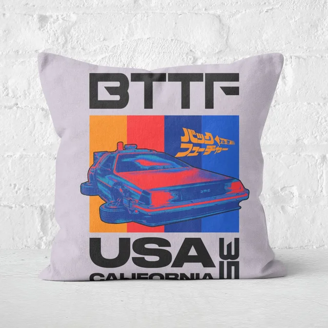 Back to the Future Square Cushion