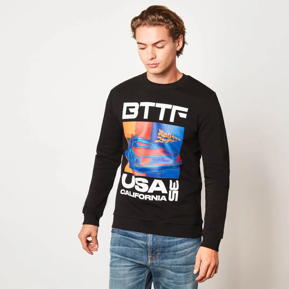 Back to the Future USA35 Unisex Sweatshirt - Black - S Image 1
