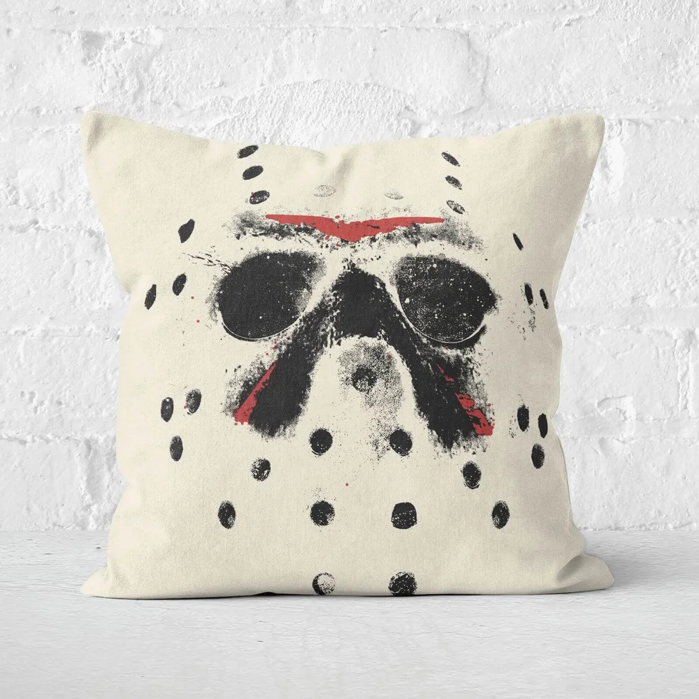Friday 13th Jason Voorhees Square Cushion - 40x40cm - Soft Touch Image 1