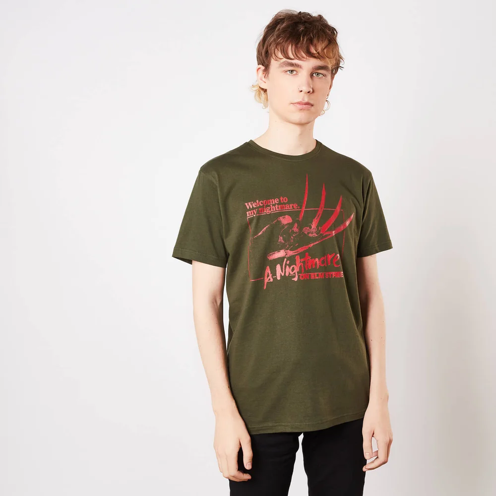 A Nightmare On Elm Street Welcome To My Nightmare Men's T-Shirt - Green - S Image 1