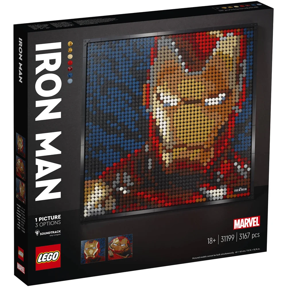 LEGO Art Marvel Studios Iron Man Wall Décor (31199) Image 1
