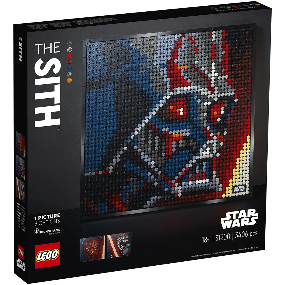 LEGO Art Star Wars: The Sith Building Set for Adults (31200) Image 1