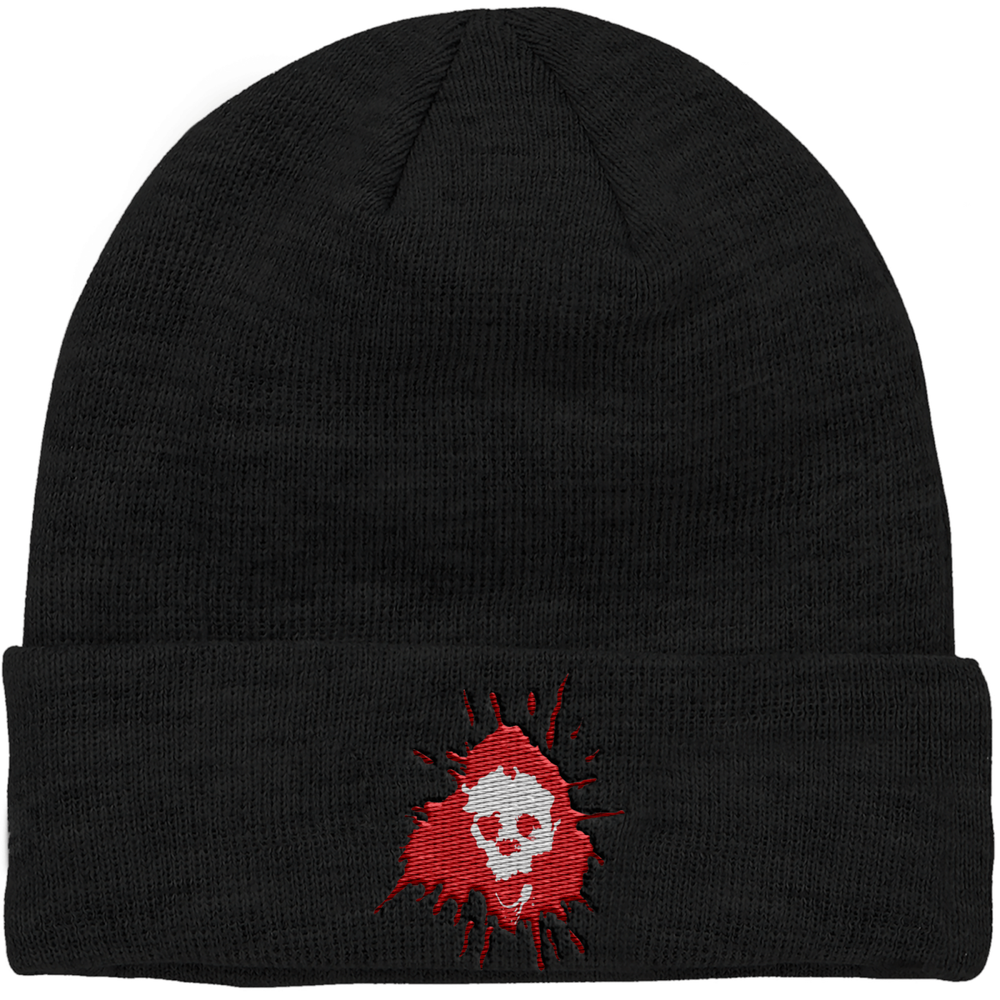 Grimmfest Skull Logo Embroidered Beanie Image 1