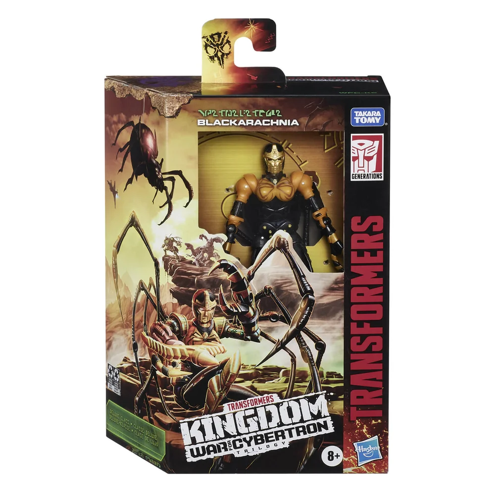 Hasbro Transformers Generations War for Cybertron: Kingdom Deluxe WFC-K5 Blackarachnia Action Figure Image 1