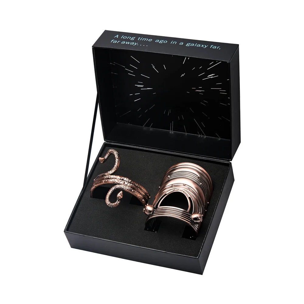 Star Wars Princess Leia Premium Gold Cuff and Bracelet Replica Set – Zavvi Worldwide Exclusive Image 1