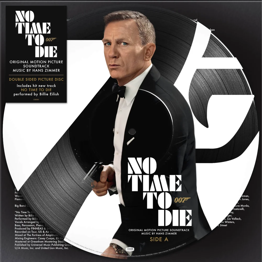 James Bond - No Time To Die Soundtrack Limited Edition Picture Disc Vinyl Image 1