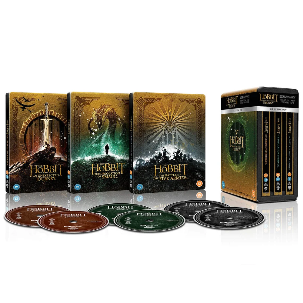 The Hobbit Trilogy - Limited Edition 4K Ultra HD Steelbook Collection Image 1