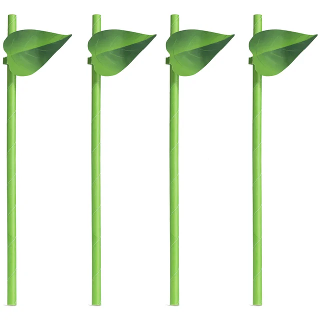 Leaf Paper Straws