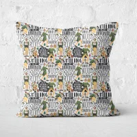 Elf Quotes Square Cushion