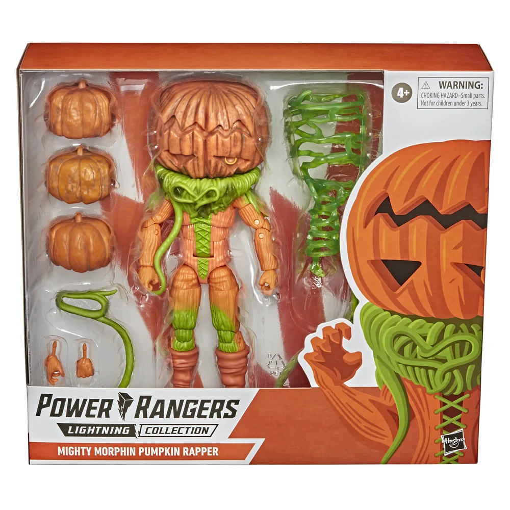 Hasbro Power Rangers Lightning Collection Monsters Mighty Morphin Pumpkin Rapper Action Figure Image 1