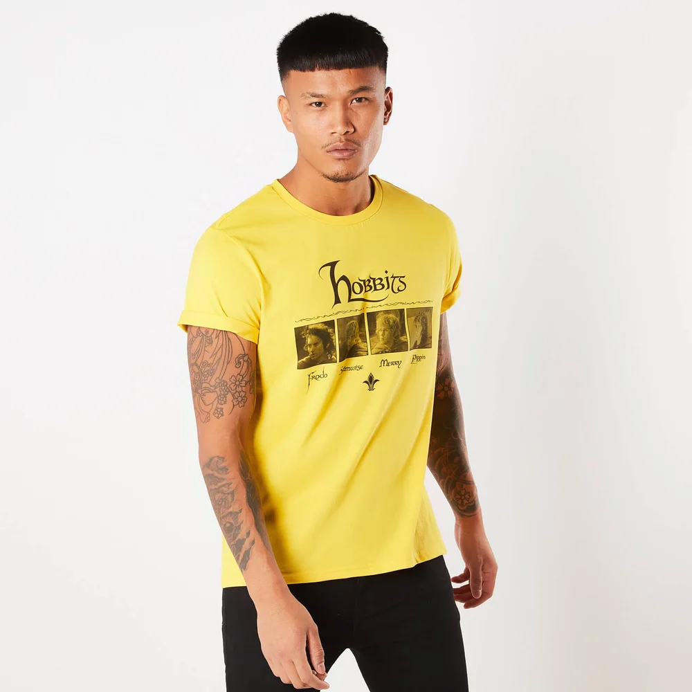 Lord Of The Rings The Hobbits Unisex T-Shirt - Yellow - S Image 1