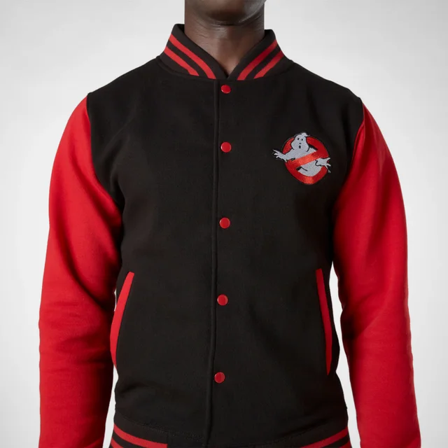Ghostbusters Slime Varsity Jacket - Black/Red