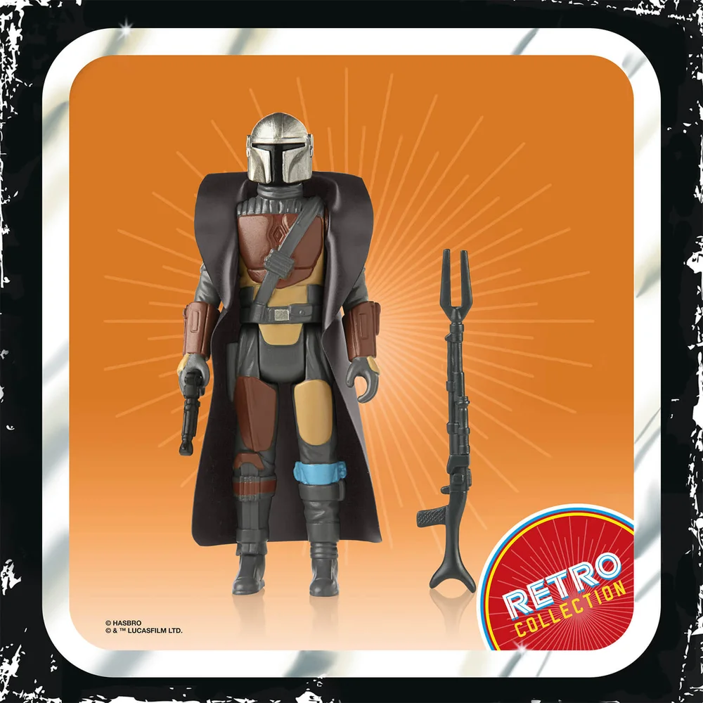 Hasbro Star Wars Retro Collection The Mandalorian Action Figure Image 1