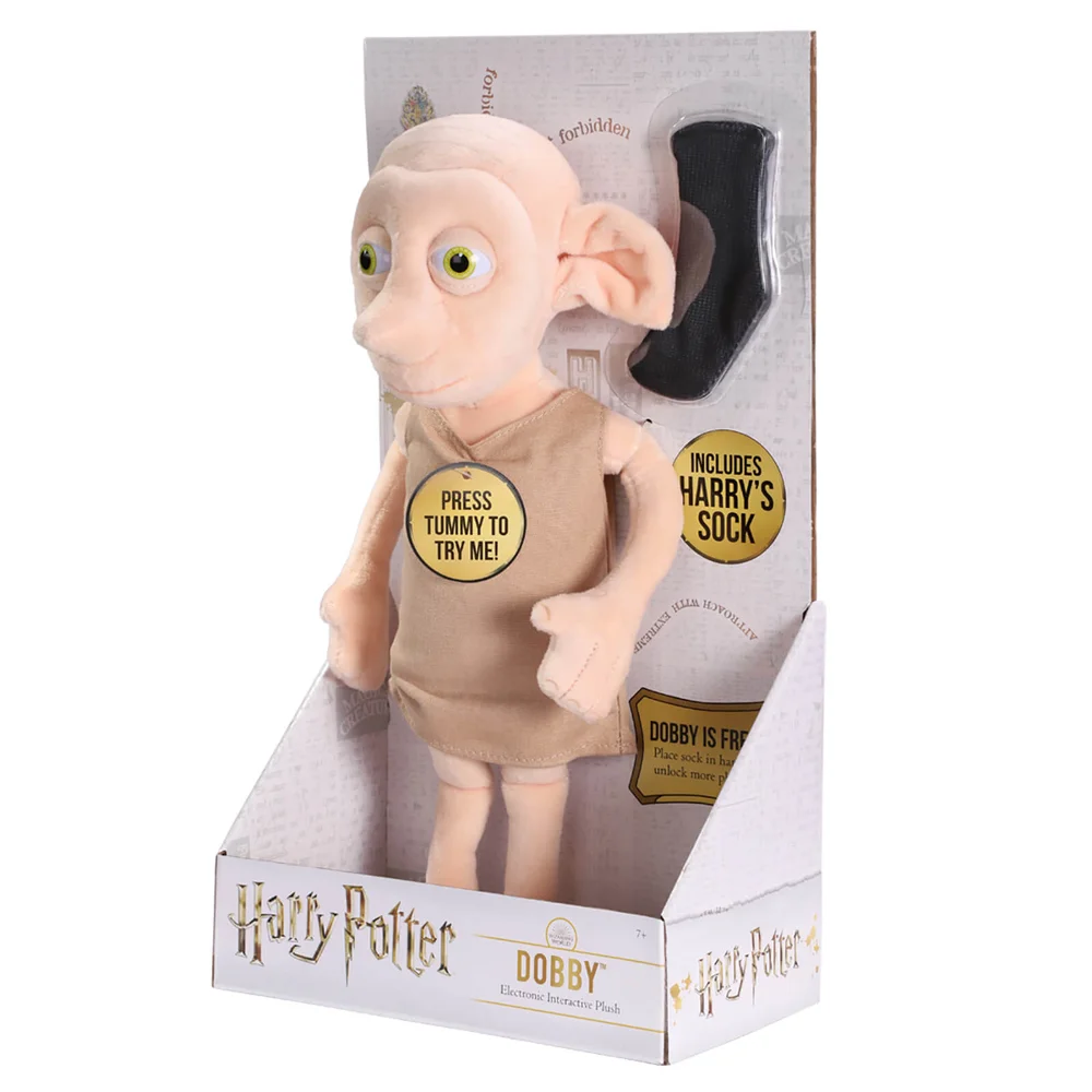 Noble Collection Harry Potter Dobby Interactive Plush Image 1