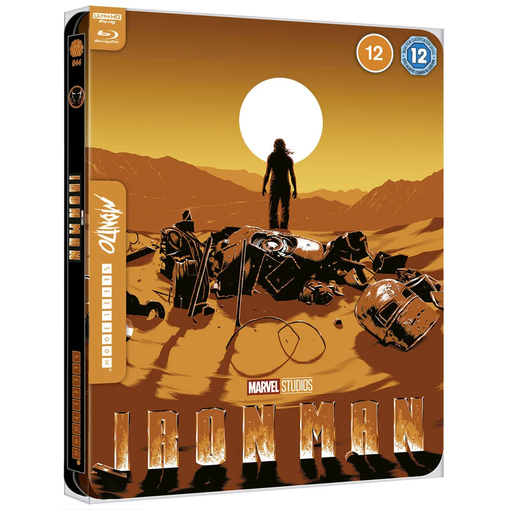 Marvel Studios' Iron Man -Mondo#44 Zavvi Exclusive 4K Ultra HD Steelbook (Includes Blu-ray) Image 1
