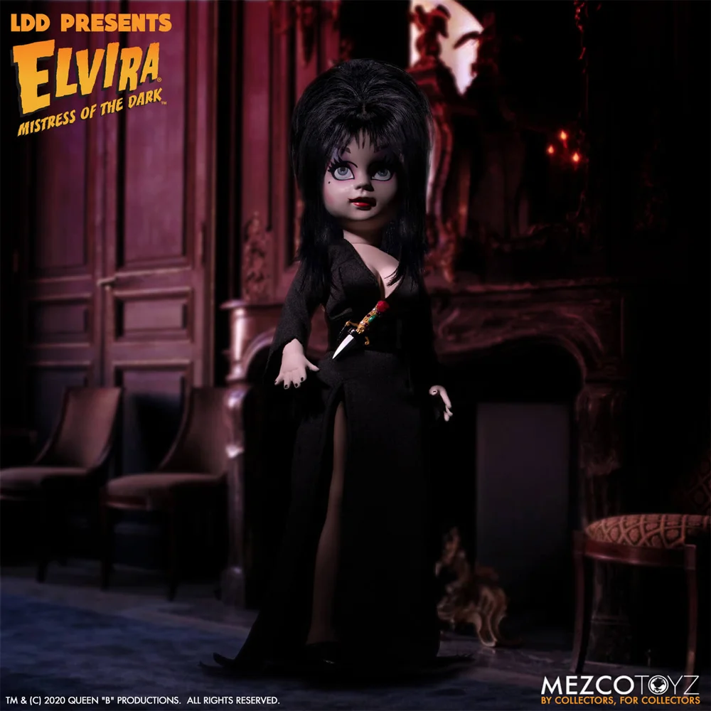 Mezco Living Dead Dolls Presents Elvira Mistress of the Dark Image 1