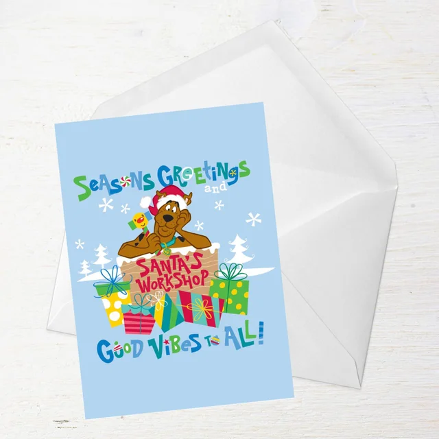 Scooby Doo Seasons Greetings Good Vibes All Greetings Card