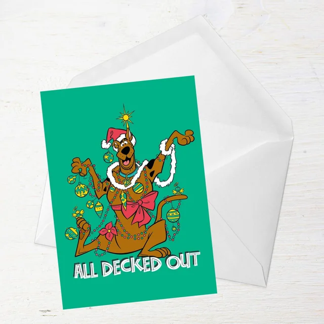 Scooby Doo All Decked Out Greetings Card