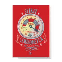 Elf Spirit Clausometer Greetings Card