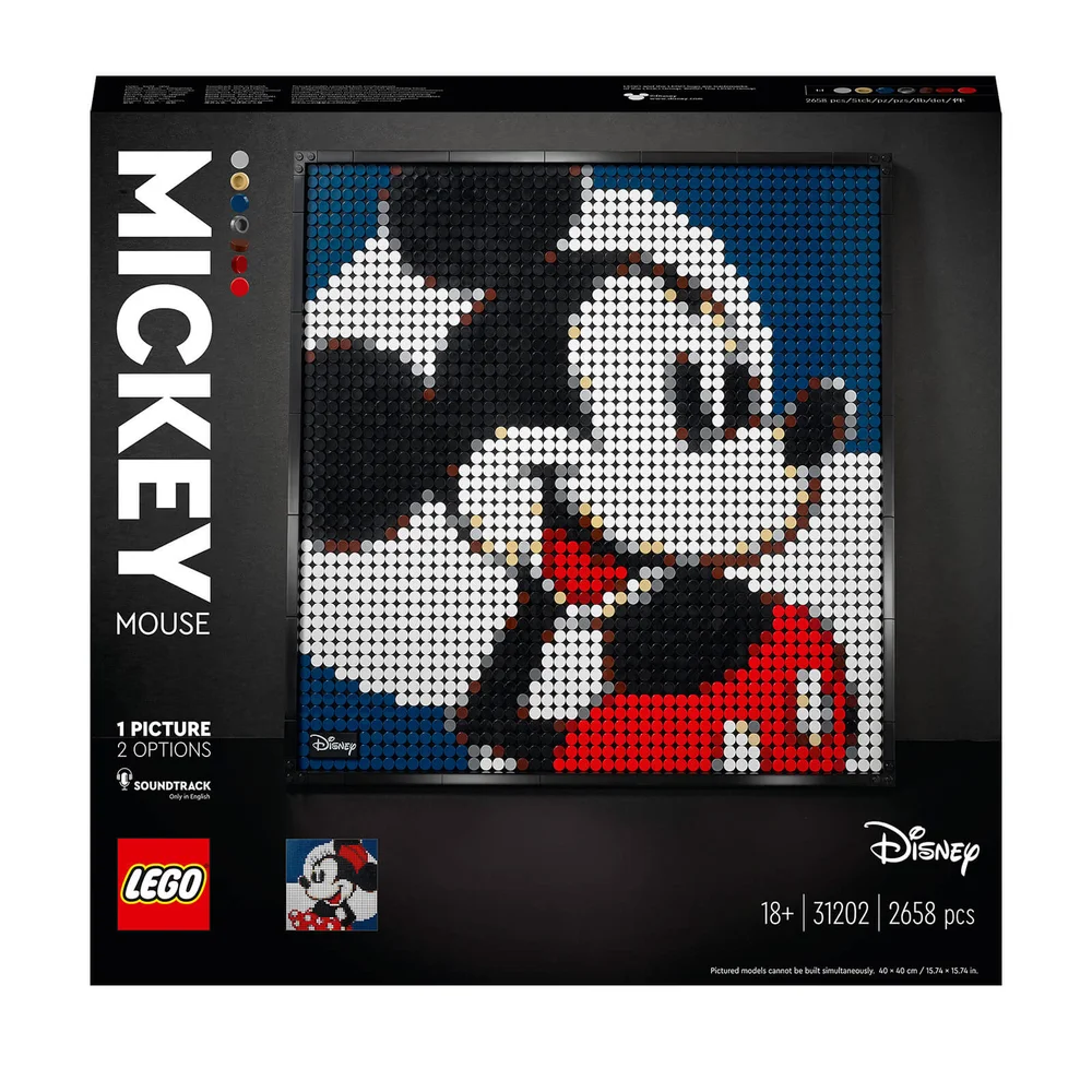 LEGO Art Disney’s Mickey Mouse Poster Set for Adults (31202) Image 1