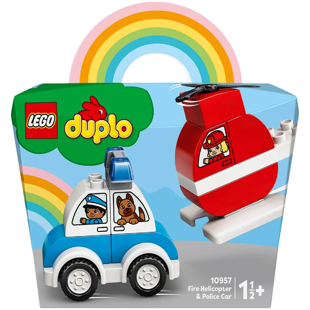 LEGO DUPLO My First: Fire Helicopter & Police Car (10957) Image 1