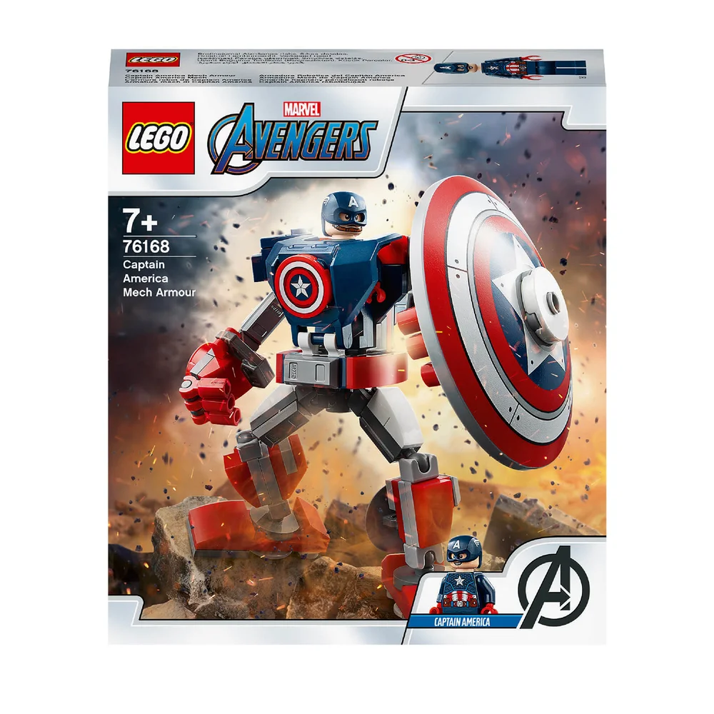 LEGO Marvel Avengers Captain America Mech Armour (76168) Image 1