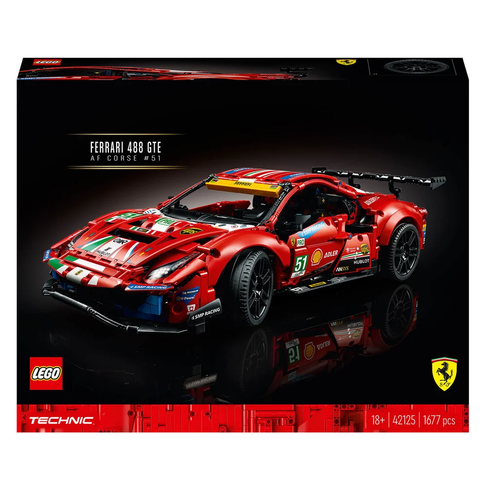 LEGO Technic Ferrari 488 GTE “AF Corse #51” (42125) Image 1