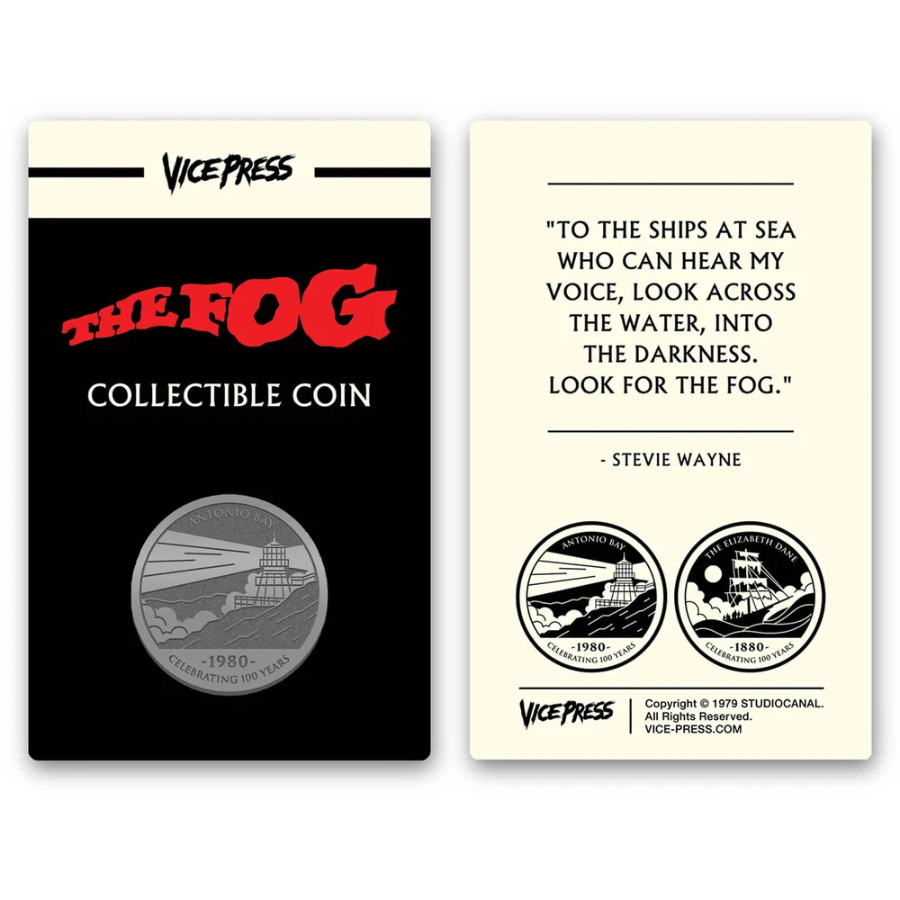 John Carpenter's - The Fog Limited Edition Silver Collector Coin Image 1