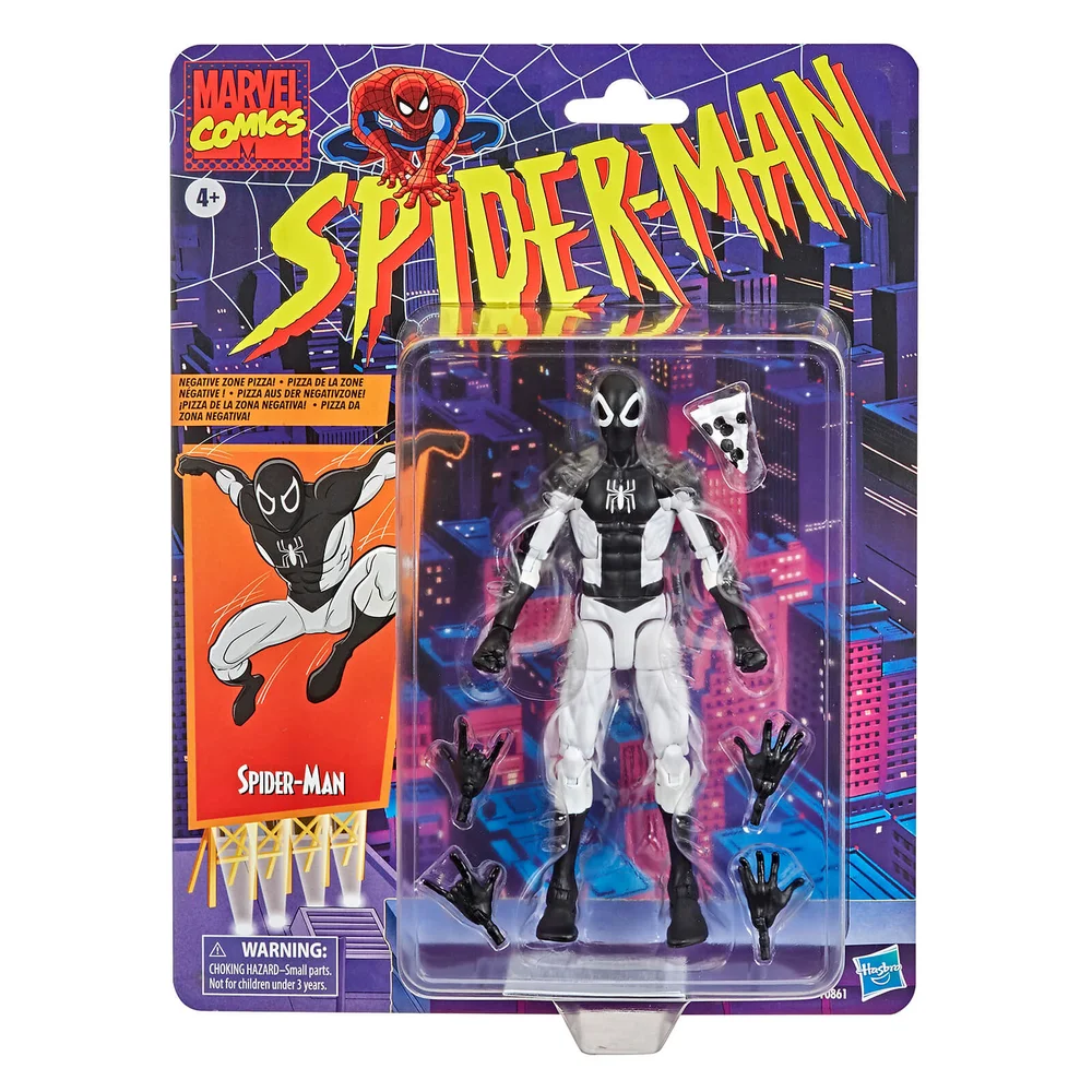 Hasbro Marvel Legends Spider-Man Vintage Collection Negative Suit Figure Image 1