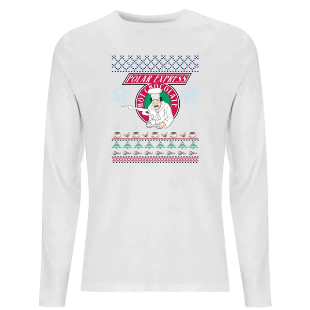 Hot Chocolate Unisex Long Sleeve T-Shirt - White