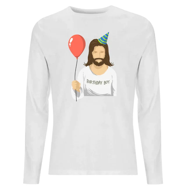 Birthday Boy Unisex Long Sleeve T-Shirt - White