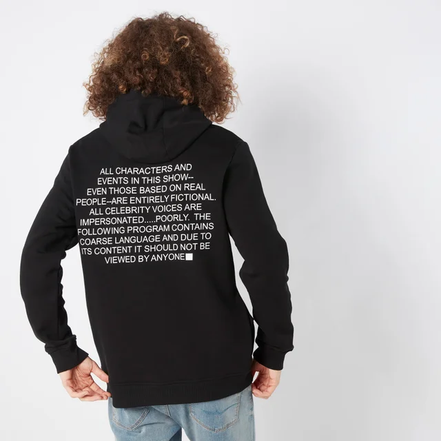 South Park Disclaimer Hoodie - Black
