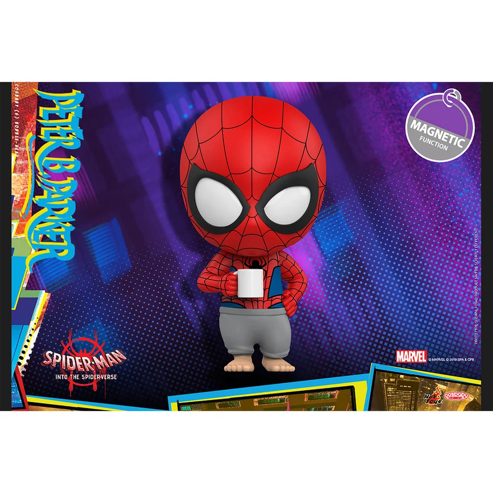 Hot Toys Cosbaby Marvel Spider-Man: Into the Spider-Verse (Size S) - Spider-Man (Peter Parker) Image 1