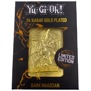 24K Gold Plated Yu-Gi-Oh! Dark Magician Card