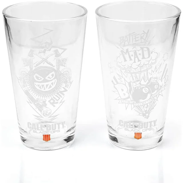 Call of Duty Two Pack of Glasses in a Presentation Box