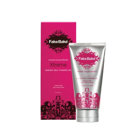 Fake Bake Intense Golden Bronze Xtreme Darkest Self-Tan Gel (148ml) Image 1