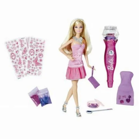 Barbie Glitter Vacuum And Doll Image 1