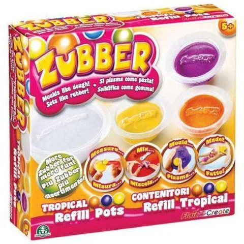 Zubber Refill - Tropical Colours Image 1